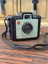Vintage Kodak Brownie Holiday Flash Camera Dakon Lens Tested Shutter Works