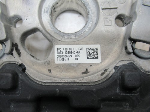 Skoda Octavia Combi III 5E 16-20 Lenkrad Multifunktion Leder schwarz 3V0419091L - Picture 10 of 10