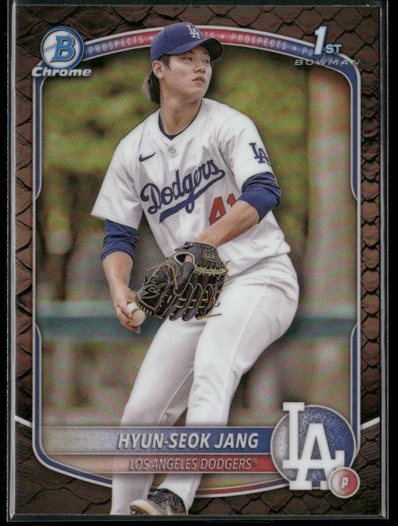 2025 Bowman - Hyun-Seok Jang Chrome Reptilian Refractor #BCP-51 Dodgers