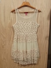 UP By Ultra Pink  Juniors Dress Summer Lace Fairy  Size Extra Large C4