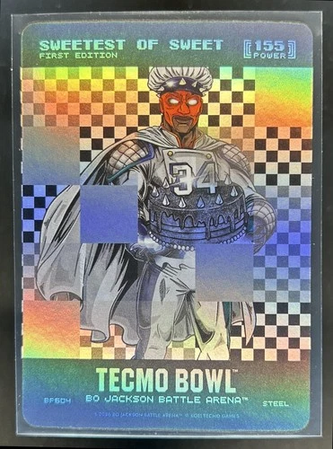 2026 Battle Arena Tecmo Bowl Sweetest of Sweet 1st Big Pixel Battlefoil SP BP604