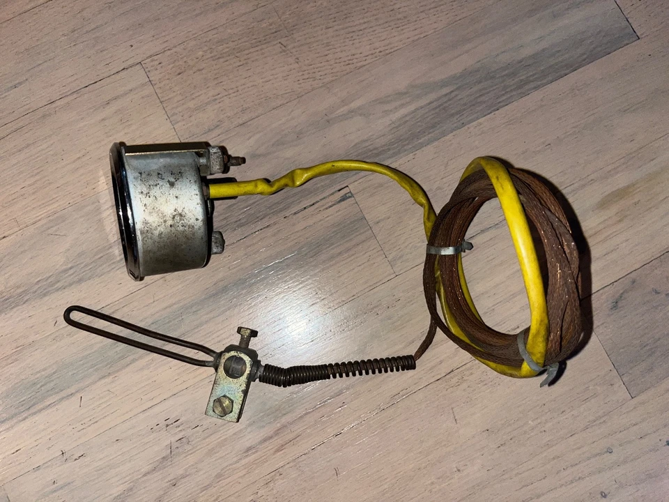 正品保时捷 911 356 912 温度计温度外部传感器 1955-73 罕见 — 第 4/4 张图片