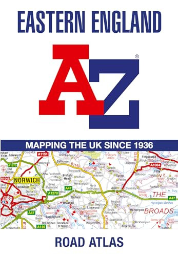 Eastern England A-Z Road Atlas by A-Z Maps 9780008652821 NEW Free UK Delivery - Image 4