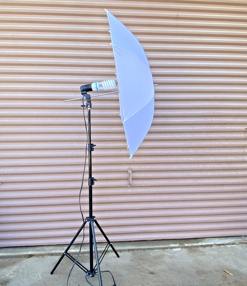 LimoStudio Photo Umbrella Reflector Diffuse Continuous Lighting Kit AGG1754 - Image 2 of 4