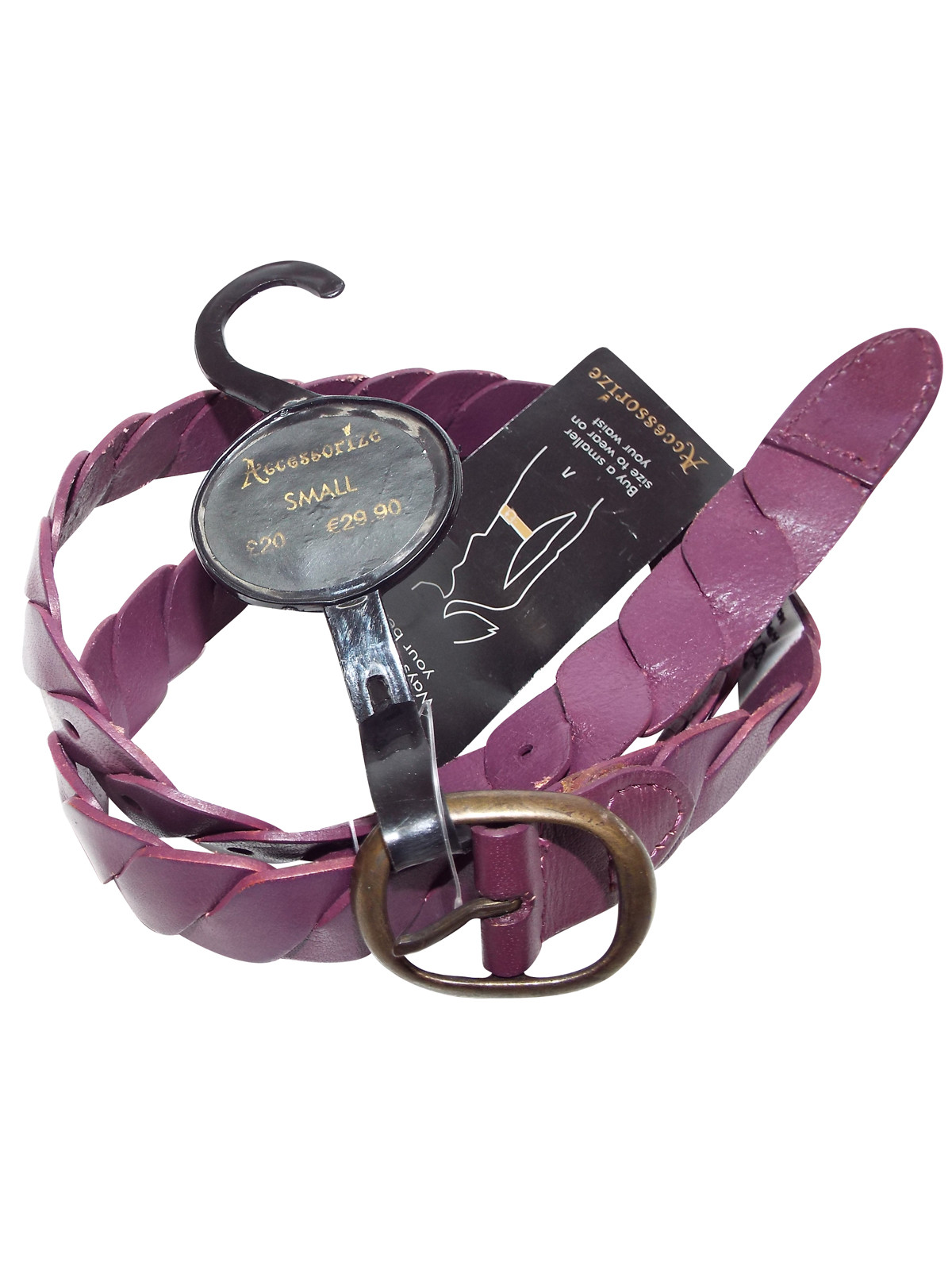 Monsoon Womens Twist Braid Leather BeltXsmall to Large RRP £20=CLEARANCE SALE! eBay