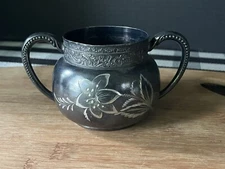 Vtg Reliance Mfg Co. Silver Quadruple Plate Sugar Container #444