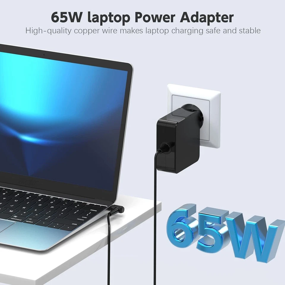 65W Asus Laptop Ladegerät für Asus VivoBook ASUS ZenBook Notebook Netzteil - Bild 3 von 4