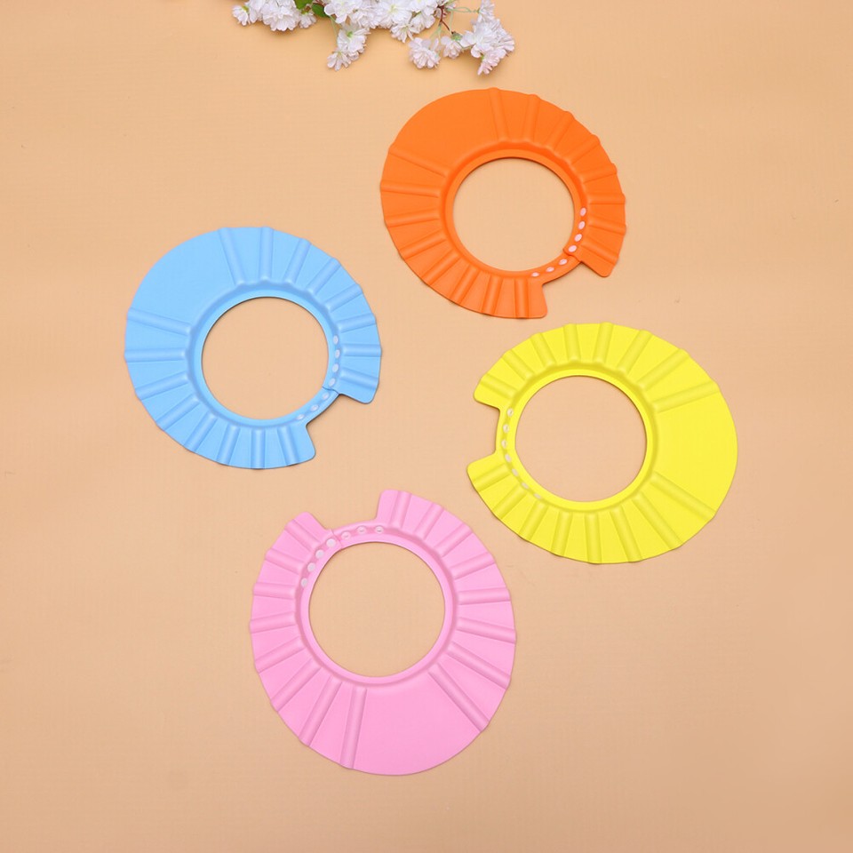 4 Pcs Bath Visor for Toddlers Adjustable Shower Cap Newborn Hats Baby