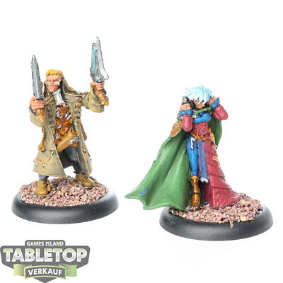 Warmachine - Mercenaries - Lady Aiyana & Master Holt - bemalt