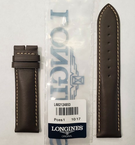 Original Longines 21mm Brown Leather 