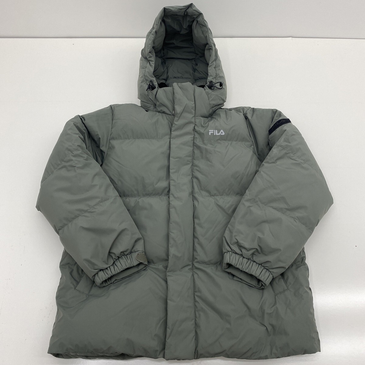 Fila Biella Italia Green Puffer Jacket Women's Size Large | eBay