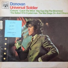 Donovan Universal Soldier Vinyl Record LP VG/VG MAL 718 1965