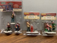 Lemax Jamboree Village 02412, Fire Hydrant Dog 52321, Santa Unmasked 62301 New 