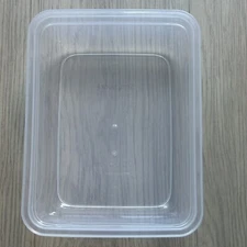 SNAPWARE 8.5 Cups 68 oz Food Container Bottom Rectangular Clear Plastic ~ NO LID