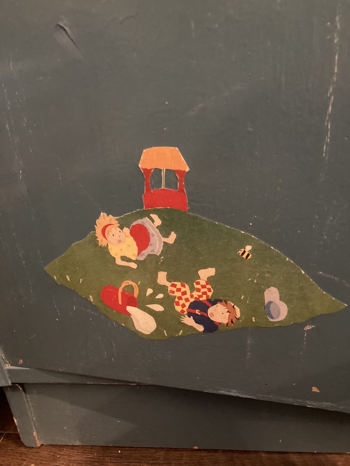 Vintage 1953 G Plan E-Gomme "Brandon" Compactum Wardrobe with Nursery Characters 9