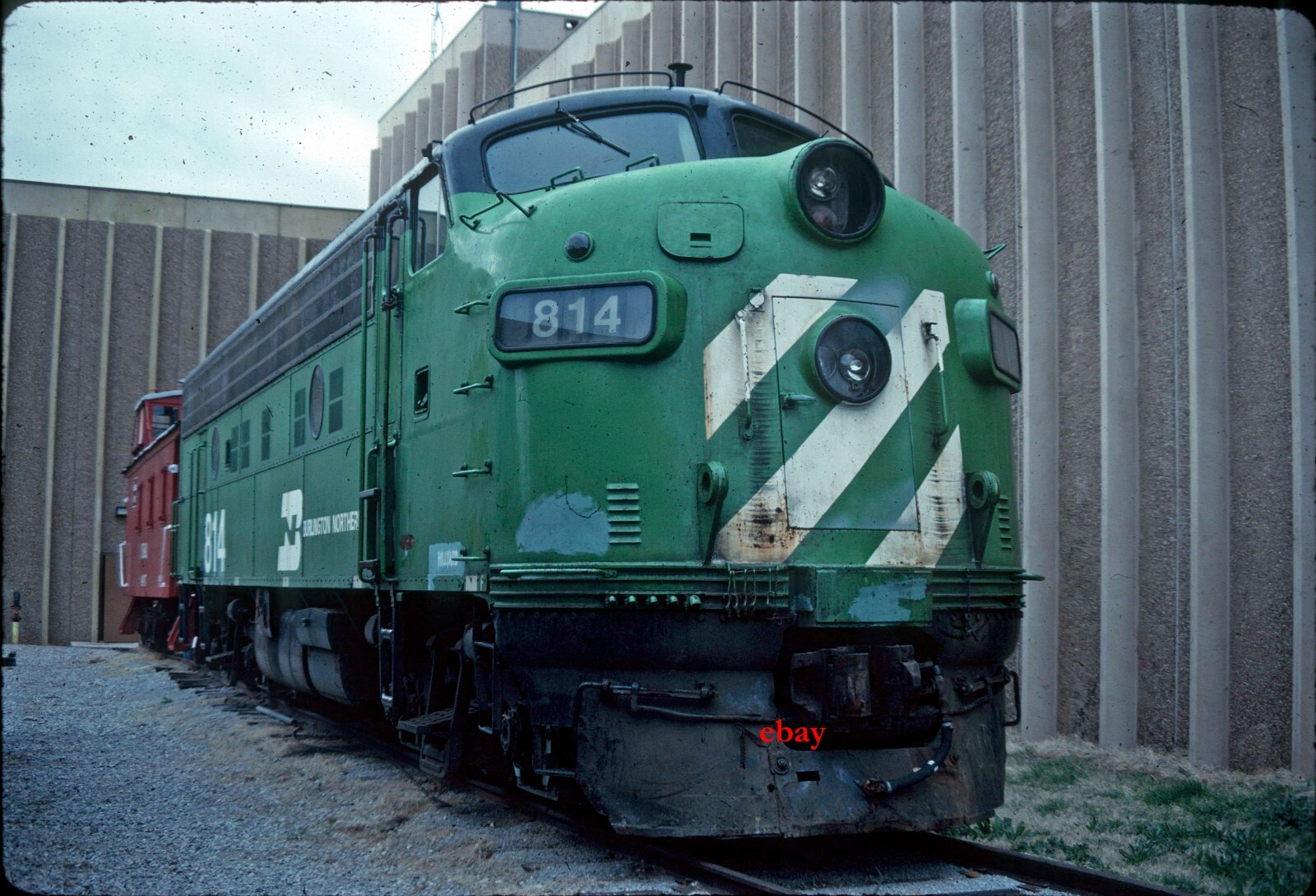 MC Burlington Northern 814 - Original Slide