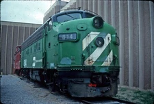 MC Burlington Northern 814 - Original Slide