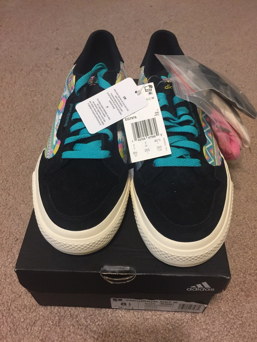 adidas x arizona tea continental vulc green tea teal shoes