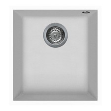 Lavello Elleci Incasso Sottotop Quadra 1 Vasca LKQ10096BSONA 38x44 Bianco