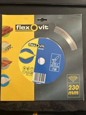 FlexOvit Continuous Rim Diamond Cutting Blade Disc 230mm CR230