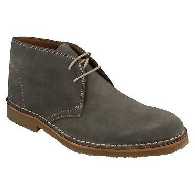 SALE MENS LOAKE GREY SUEDE LACE UP 