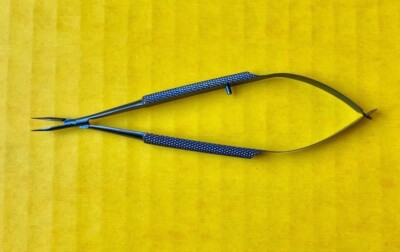 Katalyst Surgical Barraquer Curved Needle Holder REF: 5001C-115