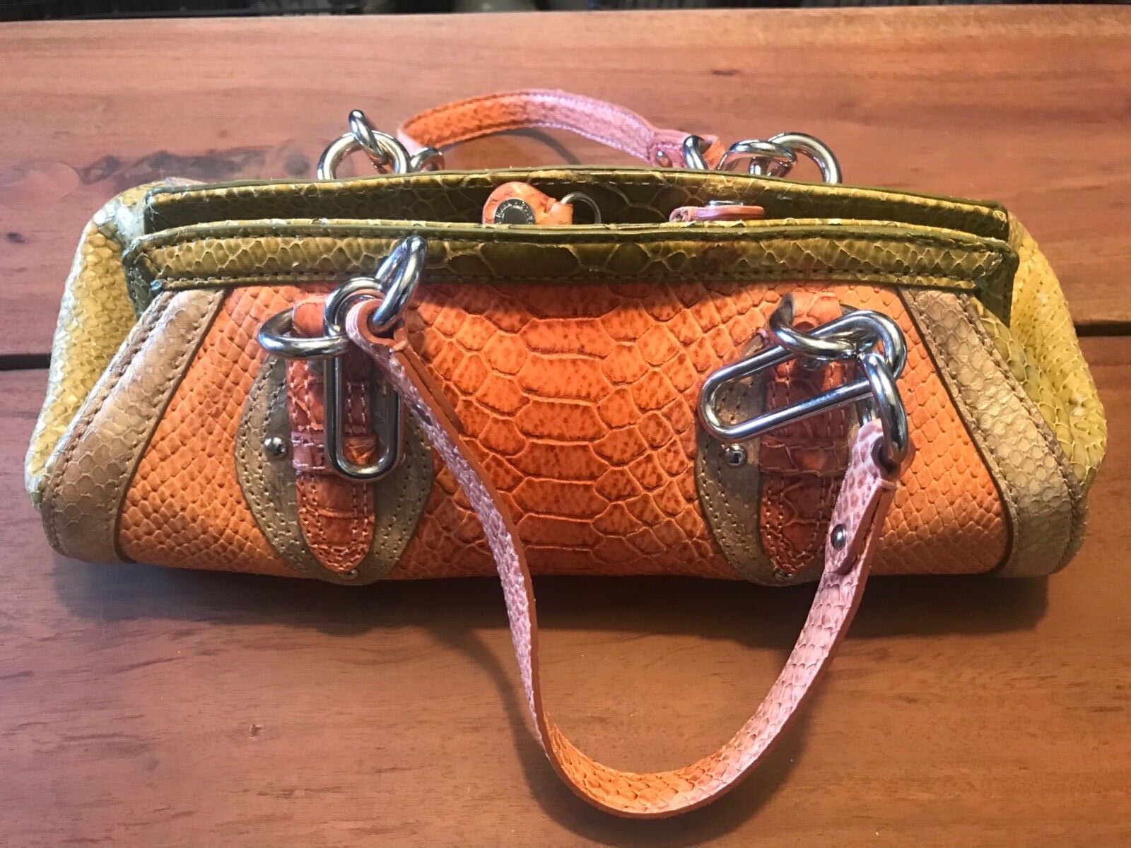 Cole Haan Trinity Python Shoulder Bag - image 1