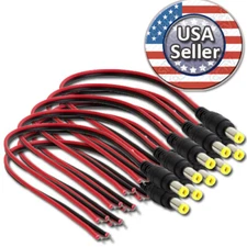 Sikker 10 X security camera 12v DC 2.1mm Power Pigtail Male M cable Plug wire