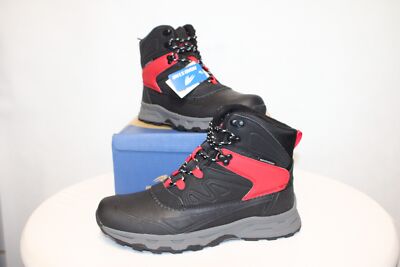 Roadstar 2311-7M Unisex Winterstiefel Schwarz Rot EU Größe 42 Neu Rechnung MwSt