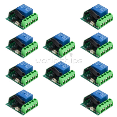 10PCS 1CH 433MHZ DC12V 10A Wireless Relay RF Remote Control Switch Receiver New