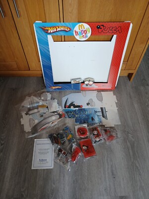Pucca & Hot Wheels Rare McDonalds Display Promo Complete Set 8 Toys Sealed
