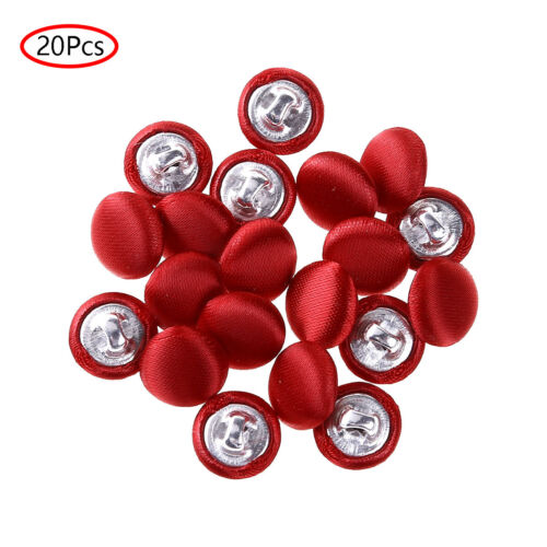 20x 10mm Smooth Satin Covered Metal Shank Buttons for Tuxedo Suit_Blouses Coat - Picture 73 of 79