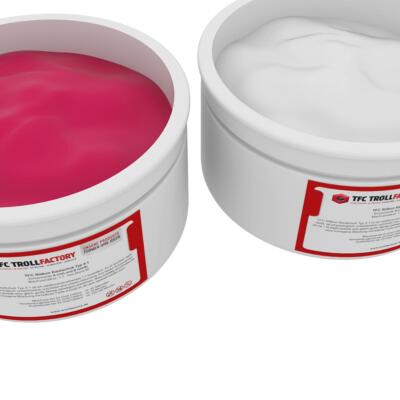 TFC Silikon Kautschuk Typ 4-1 Knetsilikon knetbar hart Shore 80 1:1 500g(2x250g)