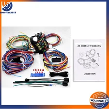 21 Circuit Wiring Harness For Chevrolet Ford Jeep GM Universal X-long Wires