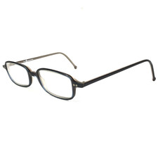 Vintage la Eyeworks Eyeglasses Frames PAL 282 Brown Blue Rectangular43-19-130