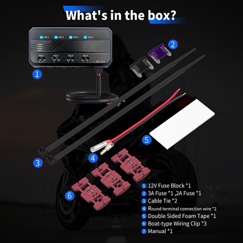 Car Fuse Box Motorbike Quick Wiring Fuse Box Battery Protection Junction Box UK - Picture 9 of 17