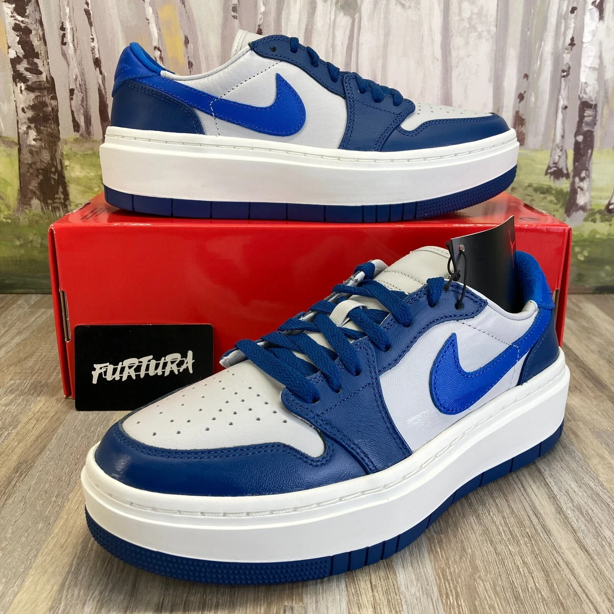 Nike Air Jordan 1 Elevate Low Blue Grey DH7004-400 Women's Size 8.5 Shoes #13B