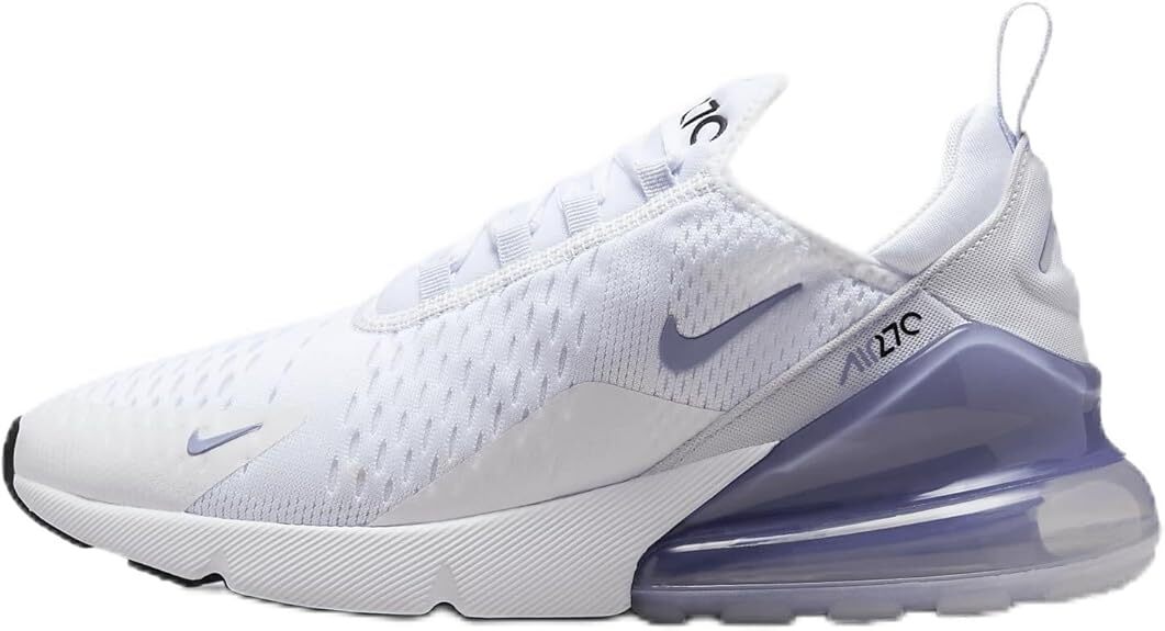 Женские кроссовки Nike Air Max 270 White/Blue Whisper (AH6789 121) - 8