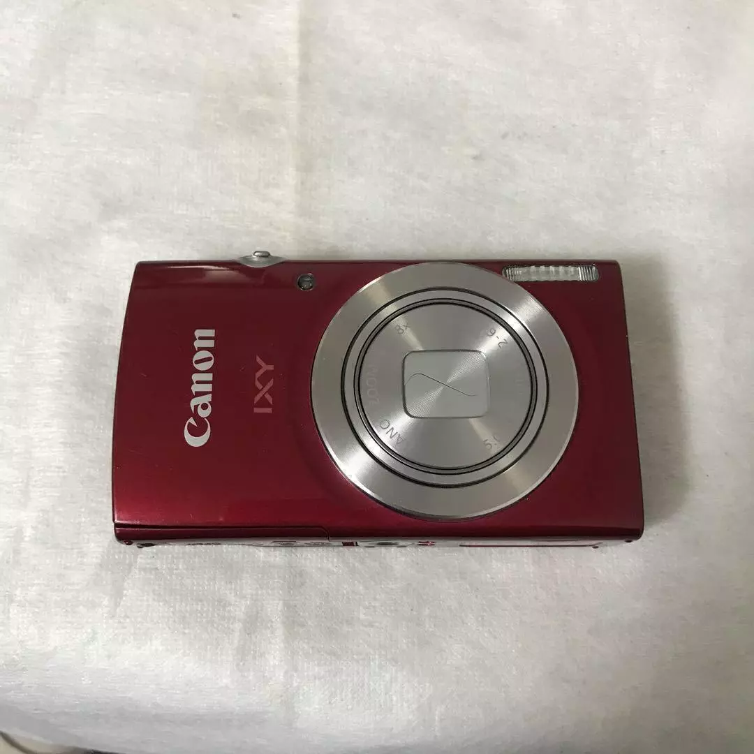 Canon Digital Camera IXY 180 Red 8x Optical Zoom ?20MP Tested Working