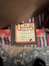 QRS Word Roll Tenderly 9516 Player Piano Roll