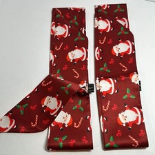 Two Thin Christmas Purse Scarves/ Hair Ties / Scarves- 879