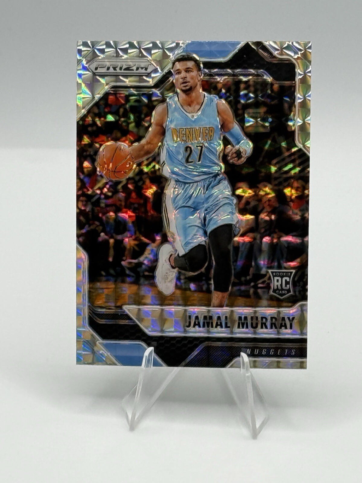 2016-17 Prizm Mosaic JAMAL MURRAY Mosaic Prizm #42 Rookie RC