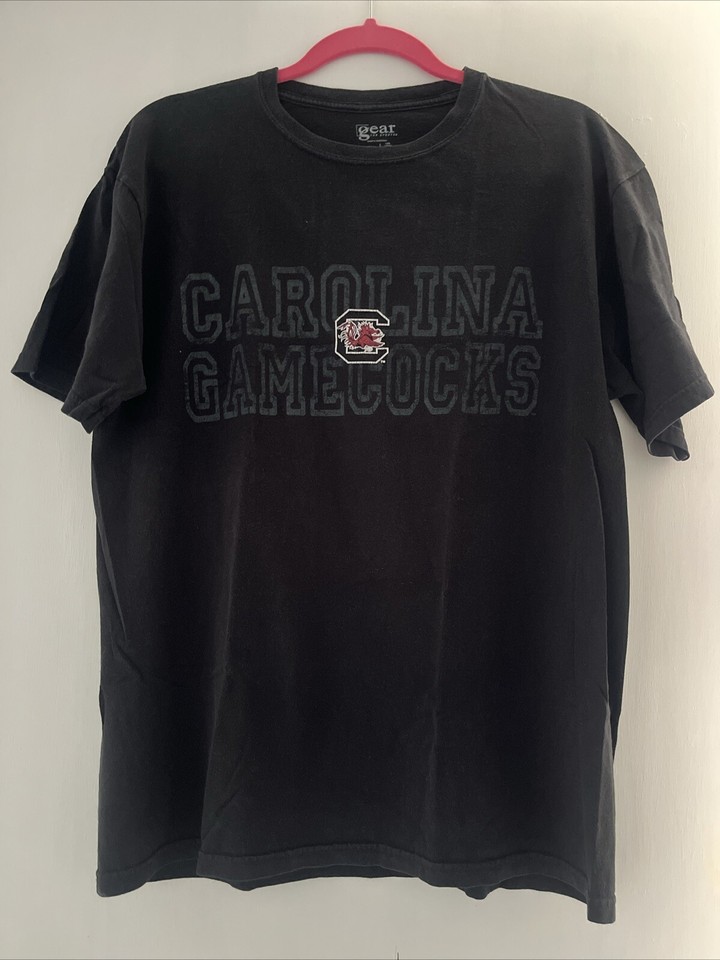 Gear For Sports CAROLINA GAMECOCKS Shadow Print LOGO Black TShirt