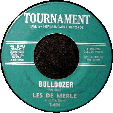 LES DEMERLE 45 RPM - Bulldozer / Glendale Stomp Off - Picture 1 of 2