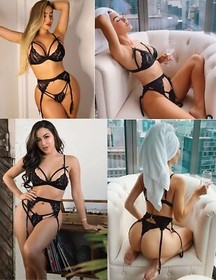 Sexy Bra and Panty Set Lingerie Bodysuit Set Lace Garter Lingerie for Women