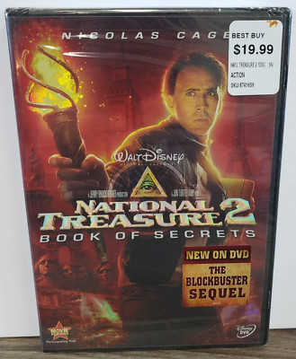 National Treasure 2: Book of Secrets (DVD, 2007) New Factory Sealed NICOLAS CAGE