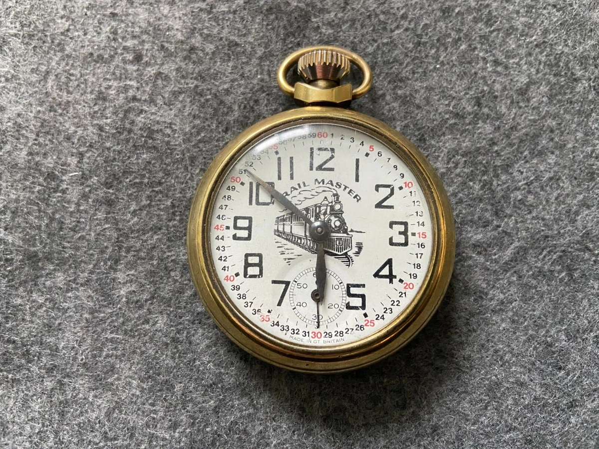 Rail master shop pocket watch