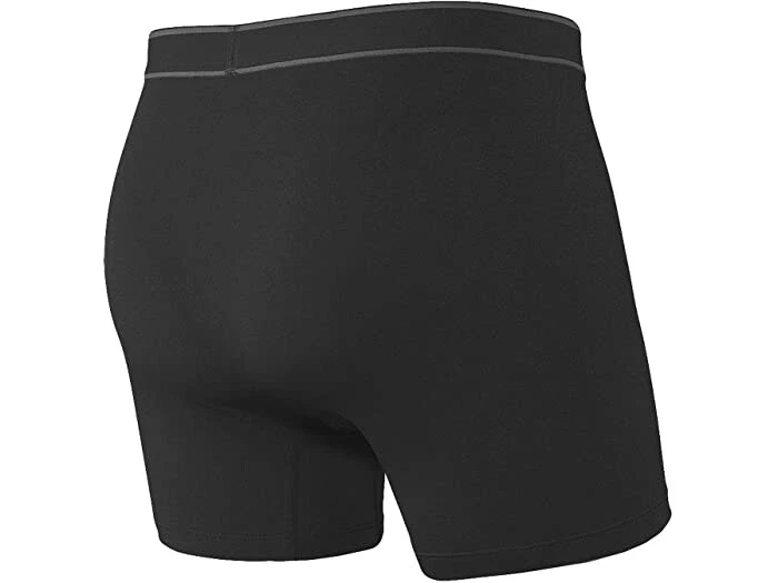 SAXX 265826 Hombres Negro Daytripper Boxer Calzoncillo Mosca Ropa Interior Talla Mediana Foto 3 de 4