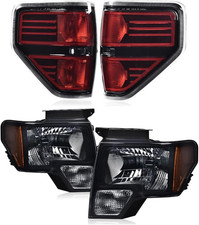Headlights and Tail Lights Assembly Fit 2009-2014 Ford F150