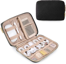 BAGSMART Electronics Organizer Case, Cord Cable Organizer, Tech Travel Essenti